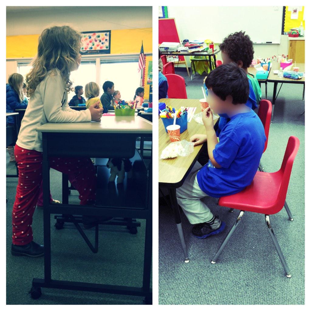 julietstarrett's tweet photo. Standing is the new thriving. @Stand_Up_Kids @mobilitywod @DonorsChoose @vallecitoeagles http://t.co/9vm5pvdywQ