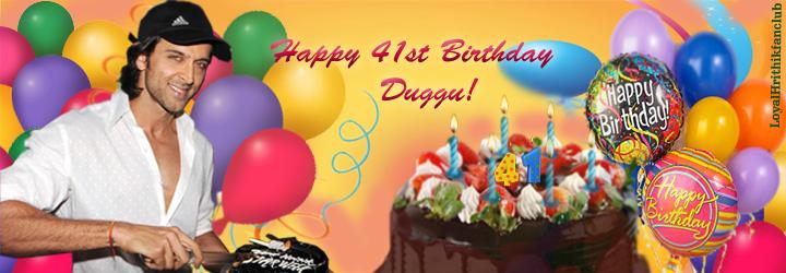 HAPPY BIRTHDAY to our Ever So Young, Adorable My Beloved Sweetest Heart Happy Birthday Hrithik Roshan. 