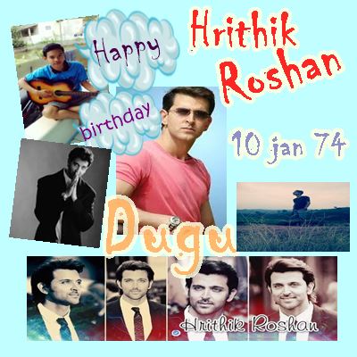 Happy birthday my idol hrithik roshan :) 