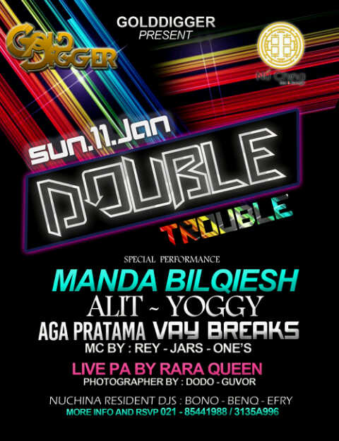 Double Trouble in Sunday 11/01/15 at <a href="/NuChina_Jakarta/">NuChina_Jakarta</a> w/ All stars <a href="/GOLDDIGGERprod/">GOLDDIGGER</a> "