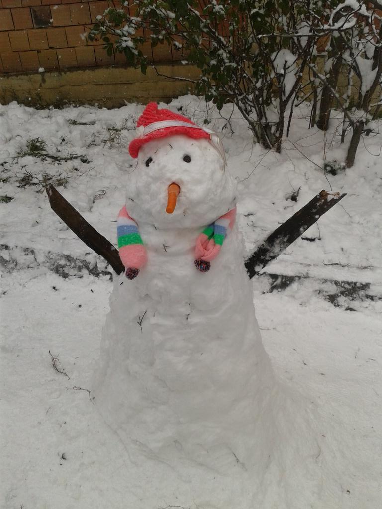 FurkanEsit's tweet photo. buda bizim kardan adamimiz  :D http://t.co/mDm3P02ZhF