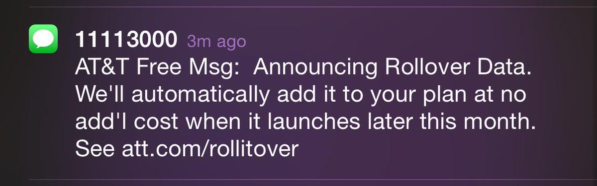 bobcats9498's tweet image. It's a start @ATT. Let us know when #RolloverData lasts more than a month. Then I will give you praise.