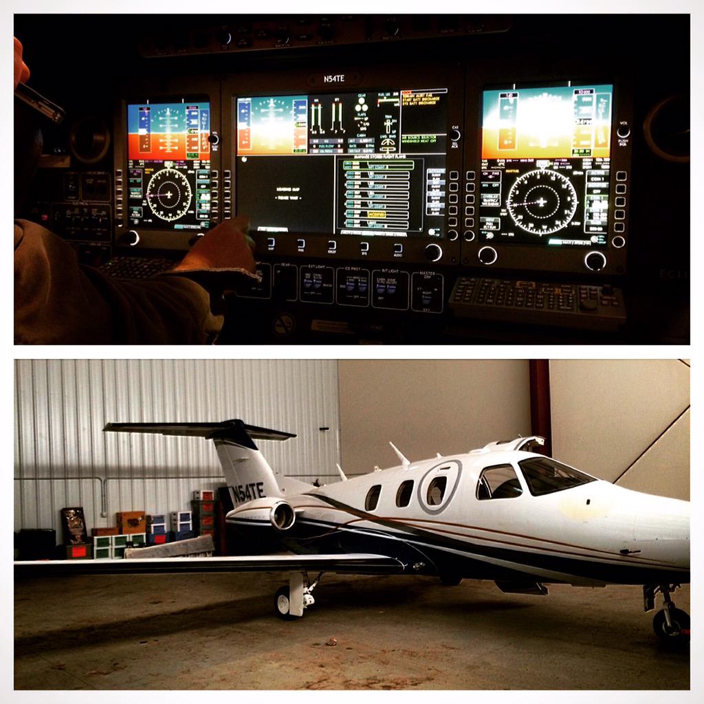 RichOToole's tweet image. My buddy Jim's Bad Ass Jet! #Eclipse500 #Denver