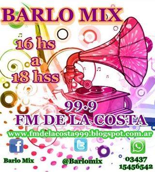 BarloMix's tweet photo. ..prendete a 99.9 con un mixs de musica en BALO MIX http://t.co/ORoKsl8Z9D