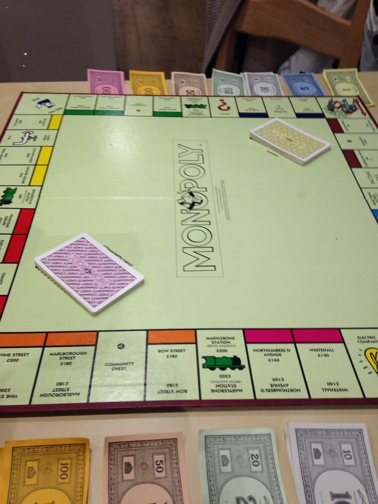andysummy's tweet photo. It's Friday night...this is how we roll! #Monopoly #comeonthecar #donotpassgo #donotcollect200pounds http://t.co/1sa51Uauwm