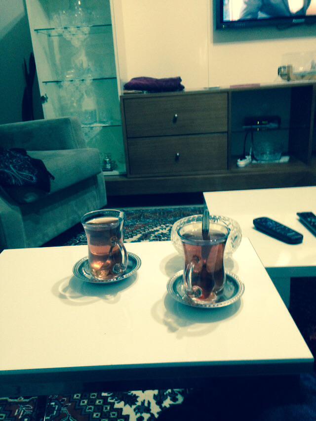 Akşam çay keyfi bi farklı