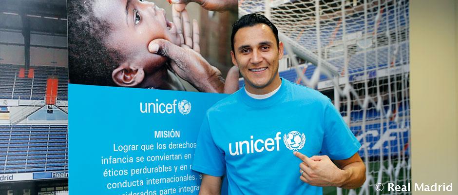 .<a href="/NavasKeylor/">Keylor Navas</a>, nombrado Amigo de UNICEF bit.ly/1xMWx9I #HalaMadrid