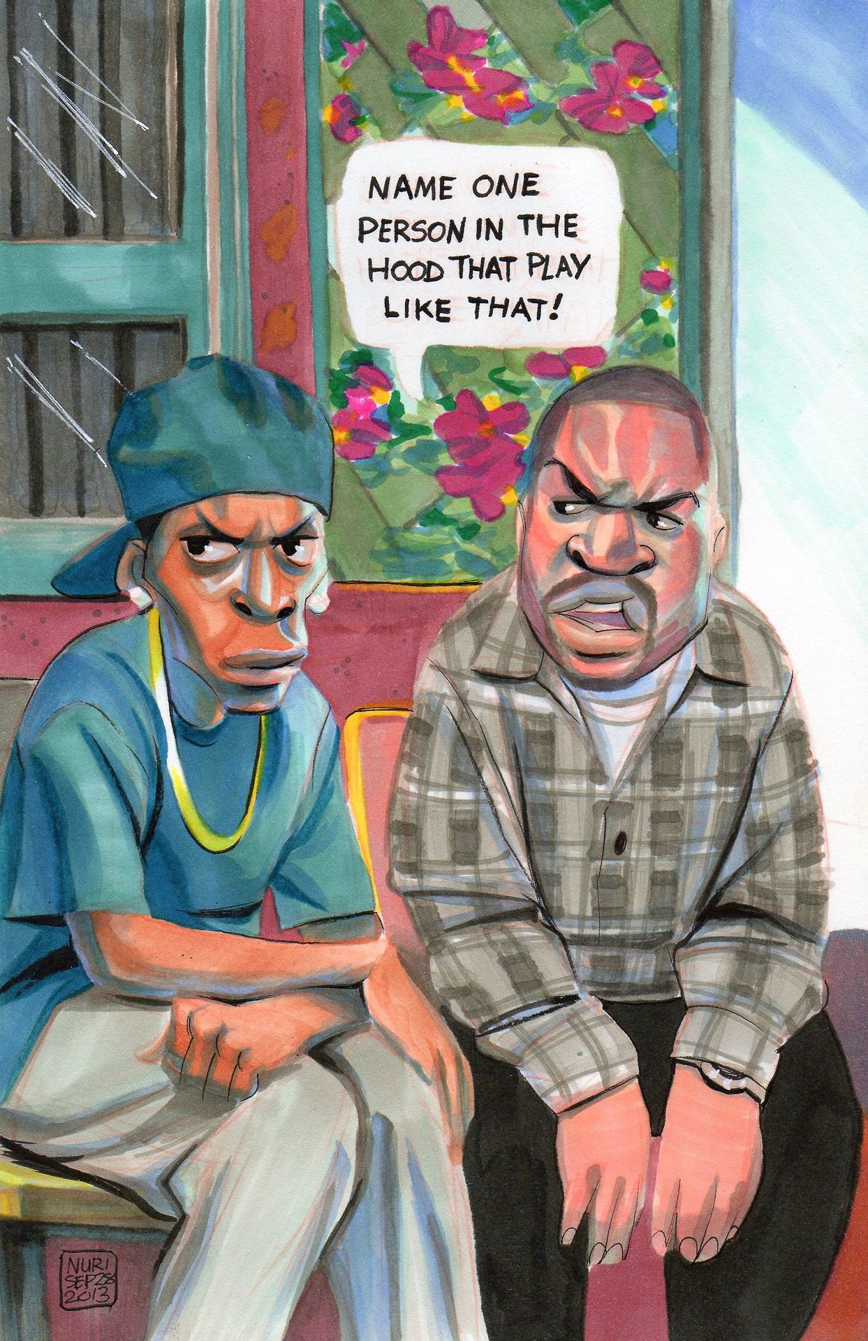 Ice Cube on X: "Friday sketch by Nuri Durr. See more:  http://t.co/QoFooV42A1 http://t.co/iqNCmpbY3v" / X