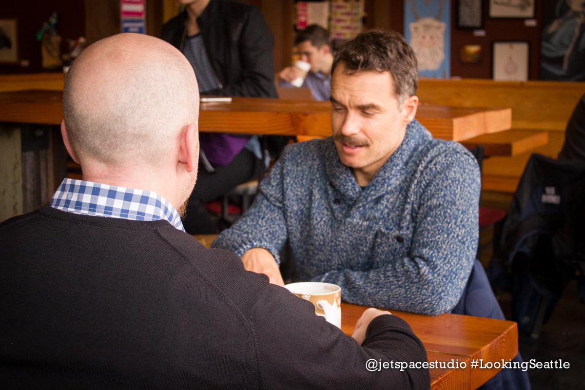queerspacemag's tweet photo. #MurrayBartlett is so charming! Can't wait for @3DollarBillCine's premier of @LookingHBO tonight! #LookingSeattle http://t.co/E3uA2LFN7B