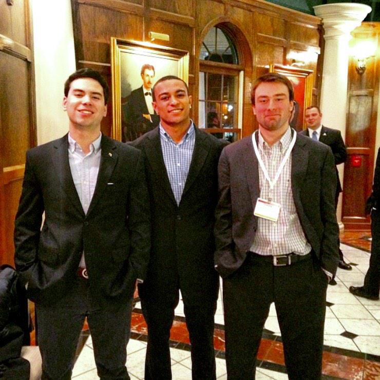 PiKappaAlphaISU's tweet photo. Hank Olson, Mike Boyd and Jimmy Malinski in Memphis at Pike University. http://t.co/0oVhBZ8dwQ