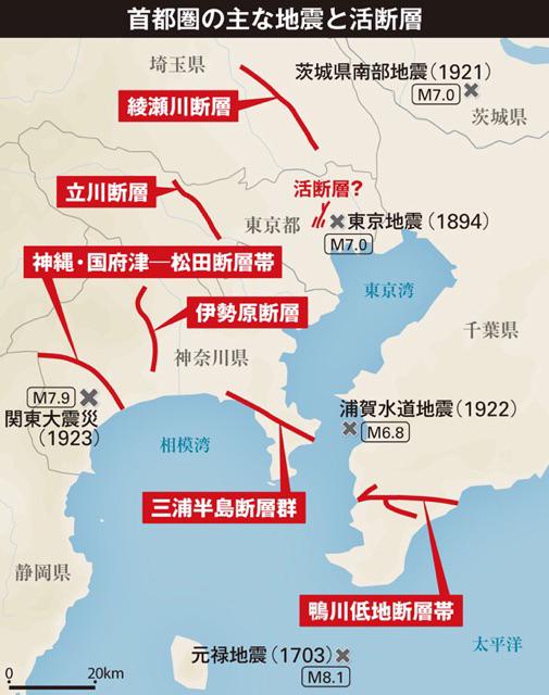 れん Ochiyo0305 ほとんどの活断層マップには載ってないんだけど ひとつ見つけたよ この 活断層 って辺りなのかなー Http T Co 0viik2qa5l