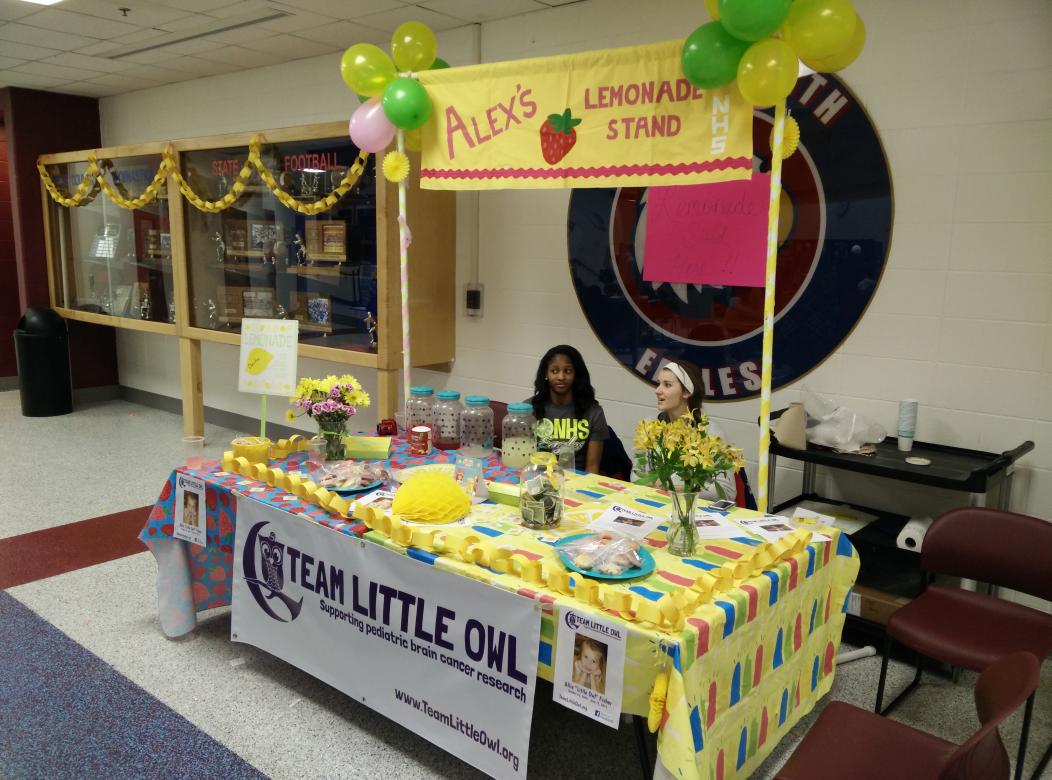 TeamLittleOwl's tweet photo. Thank you to @North_Eagles for choosing us as your @AlexsLemonade local beneficiary! Go Eagles! http://t.co/ArZAUKLFAh