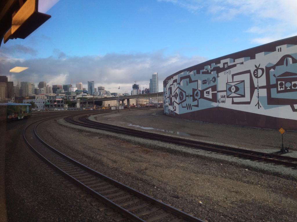 The end of my morning commute #caltraining