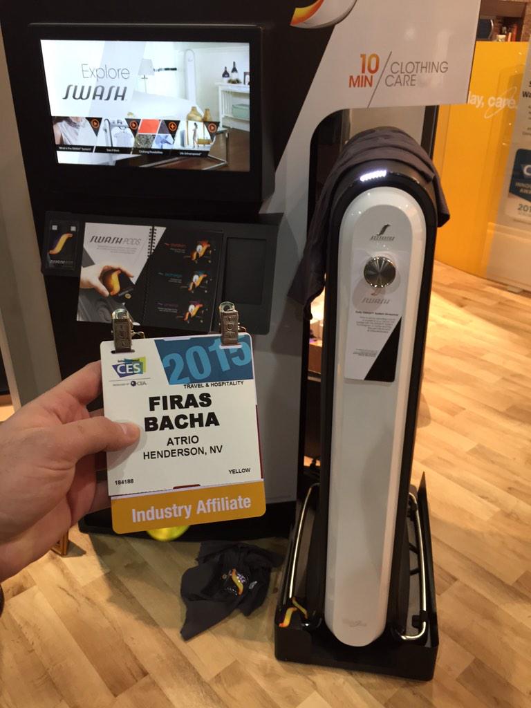 FirasBacha's tweet photo. Need these in all hotel rooms ! Efficient, Eco-friendly, 10 mins! Thank s Swash! @SwashOfficial #CESSwashSweeps http://t.co/e5D3JNesic