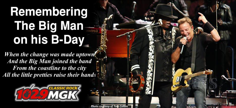 Remembering The Big Man on his B-day.  Happy Birthday to Clarence Clemons, we miss you. 