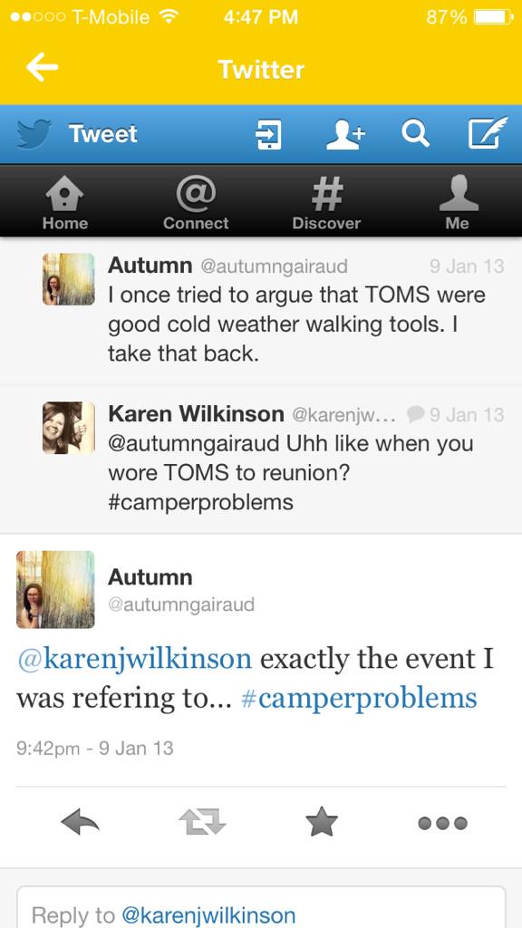 aelisemoon's tweet photo. #NeverForget @karenjwilkinson #camperproblems 😅 http://t.co/ooJTv7a4eF