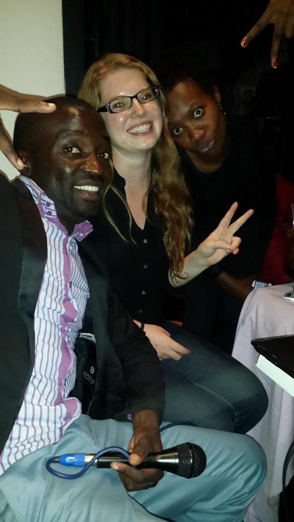 blacksoneazy's tweet photo. @LBulaya @Martha_ODonovan came to support our gig at Bo'jangles. 
#EverMovingForward 
cc: @SoSick101 http://t.co/gc8pwFmZK0