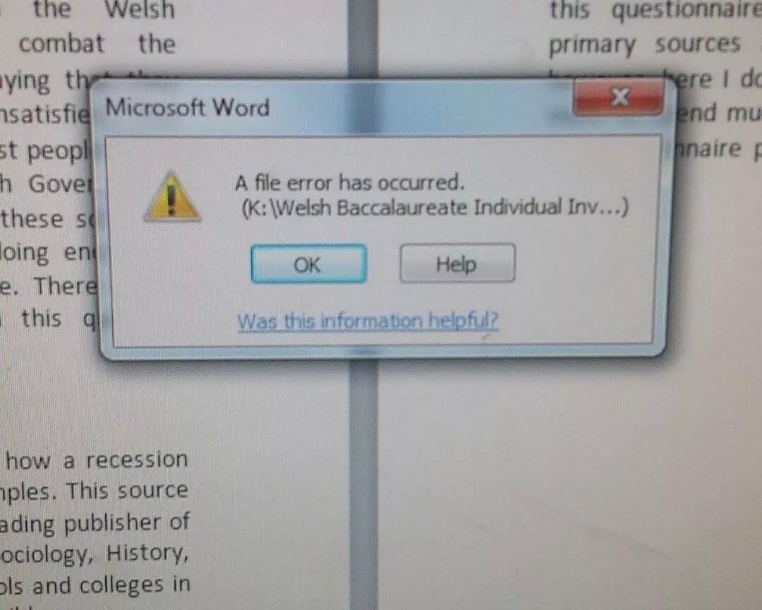 Big Problem...