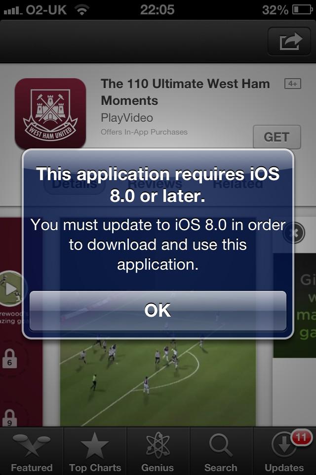 JDwhu94's tweet photo. Should probably update my phone 😂#iOS6problems http://t.co/5qUGSSmWEE