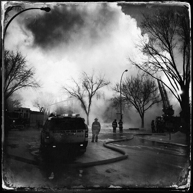 troylpphoto's tweet photo. Apartment fire just west of Albert &amp; Parliament #leaderpost #fire #yqr http://t.co/Yi4oGz7gFV
