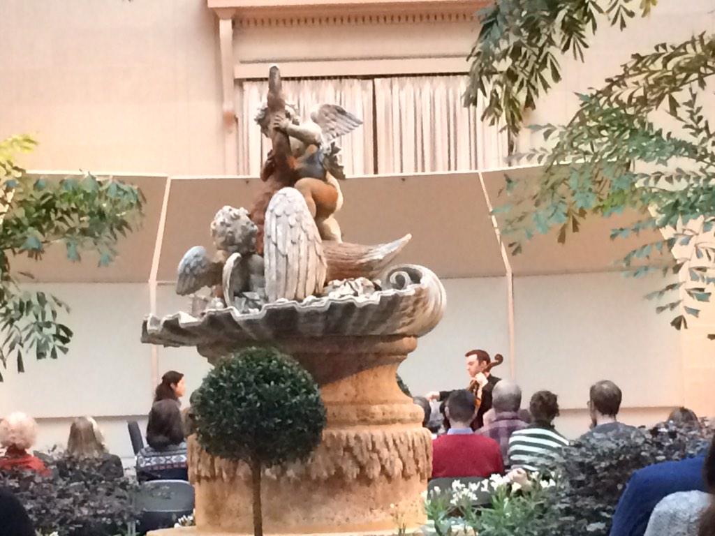 WebsterPam's tweet image. Stumbled upon @MomentaQt performing works by @ericnathanmusic and others @ngadc. #obstructedview #cherubswan