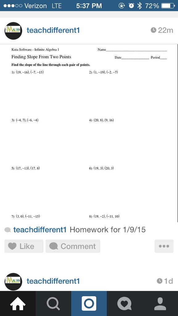 Homework for 1/9/15