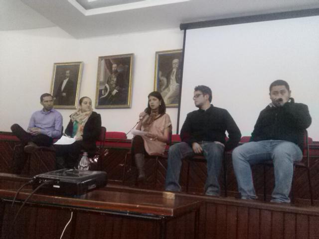 ivasesoria's tweet photo. TM Expositores en las jornadas de emprendimiento dan inicio al conversatorio .@jclopezec cuenta nuestra experiencia. http://t.co/YJxXU7VA8X"