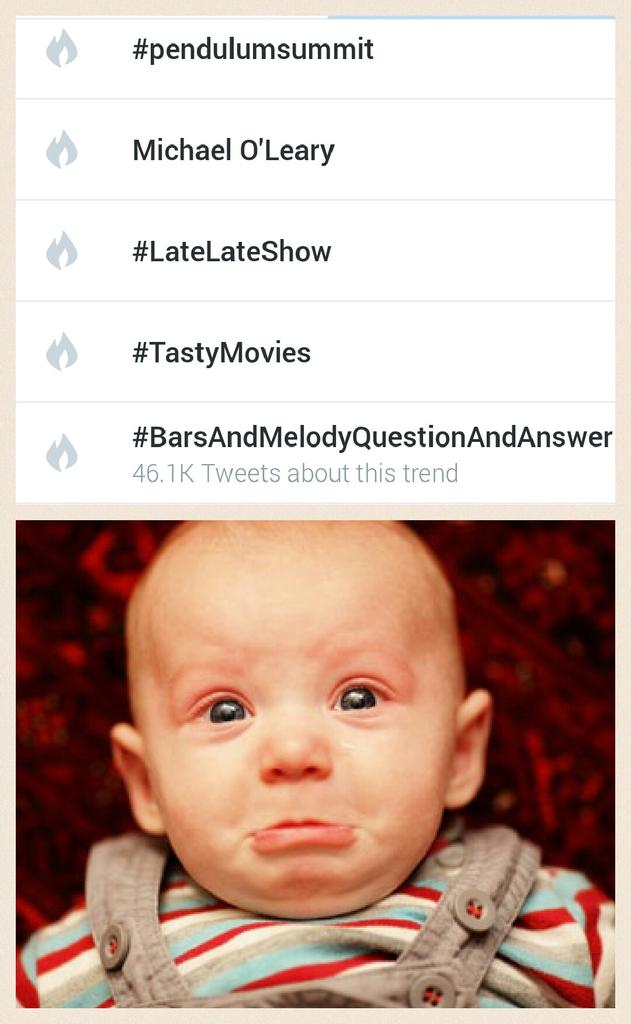 thebtownbar's tweet photo. When you realise #BarsAndMelodyQuestionAndAnswer is trending in Cork & #corkwantsed isnt. Bars & f*ckin Melody???? http://t.co/weqAYc4nfZ