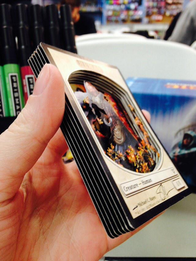 HeavyMetalRobot's tweet image. @TheEndGames @wizards_magic put some dimension into your game. #nerdcrafting #xactoknivesaredangerousashell