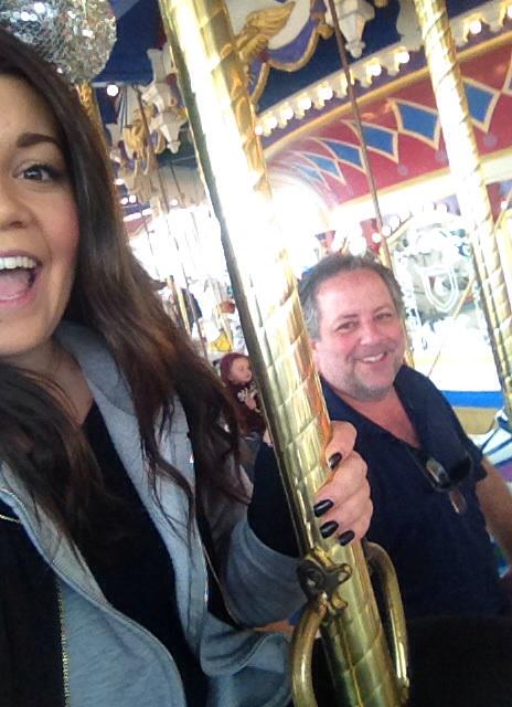 Making my dad go on all the kid rides with me 😅😬 #sorrypops