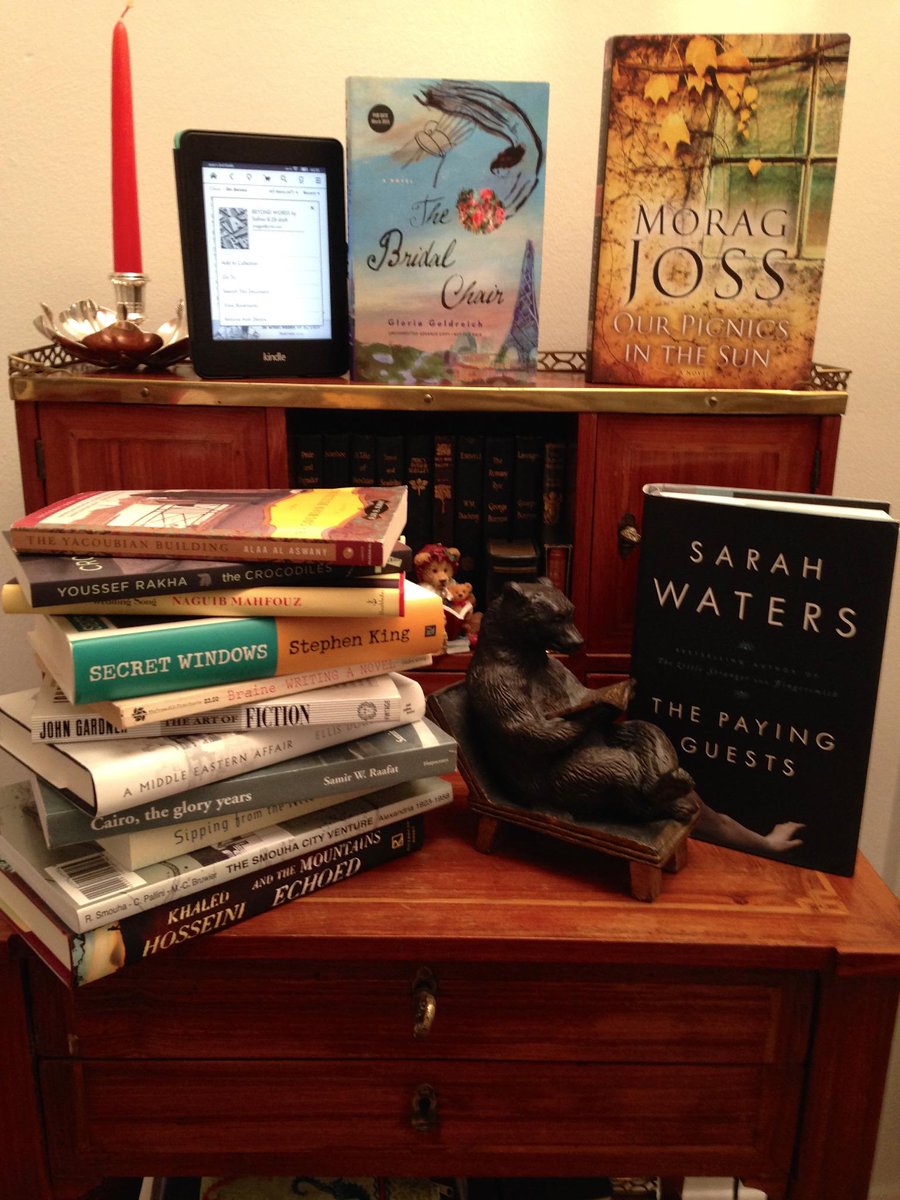 twjnaggar's tweet image. So many books to read...so little time. These, as 2015 begins. What do your book piles look like? #stacksofbooks