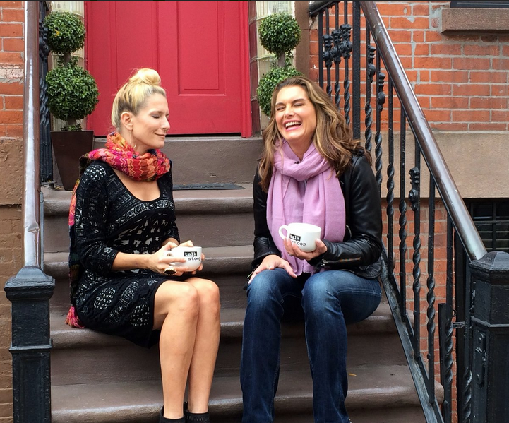 TalkStoop's tweet image. You don't want to miss @BrookeShieldss interview. Watch tonight on NBC!