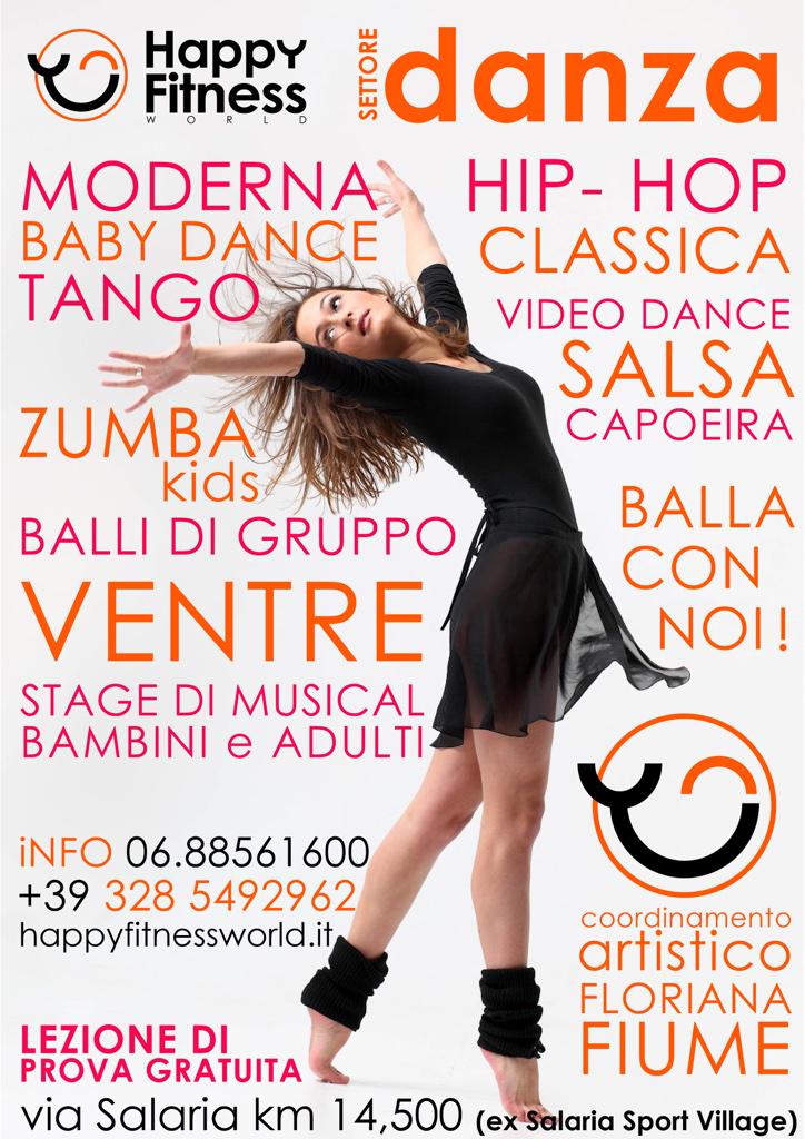 Riprendono le le lezioni del settore danza Happy Fitness presso ex Salaria Sport Village!
Info 068856160-0688561686