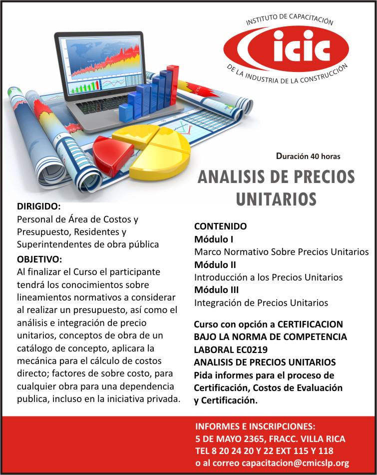 ANALISIS DE PRECIOS UNITARIOS
