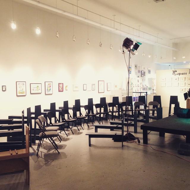 gallerynucleus's tweet photo. How did everyone like the first 2015 edition of #TheDrawingClub with Bob Kato last night?

[photos by Brenda Chi] http://t.co/8pi3rMbvVa