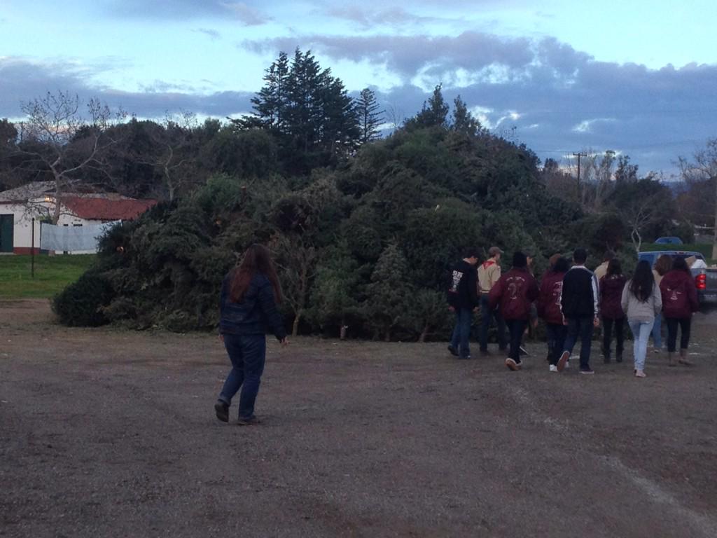 ReadTheSalt's tweet photo. Getting ready for the annual Christmas tree burn in #Solvang http://t.co/k3tnd4wlh7