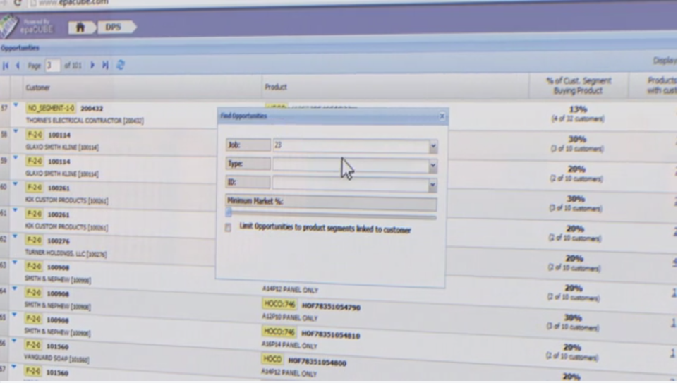 epaCUBE's tweet photo. A sneak peek into how we help you find new sales opportunities. http://t.co/4zvNciyy0b http://t.co/QgTSJkQmQ2