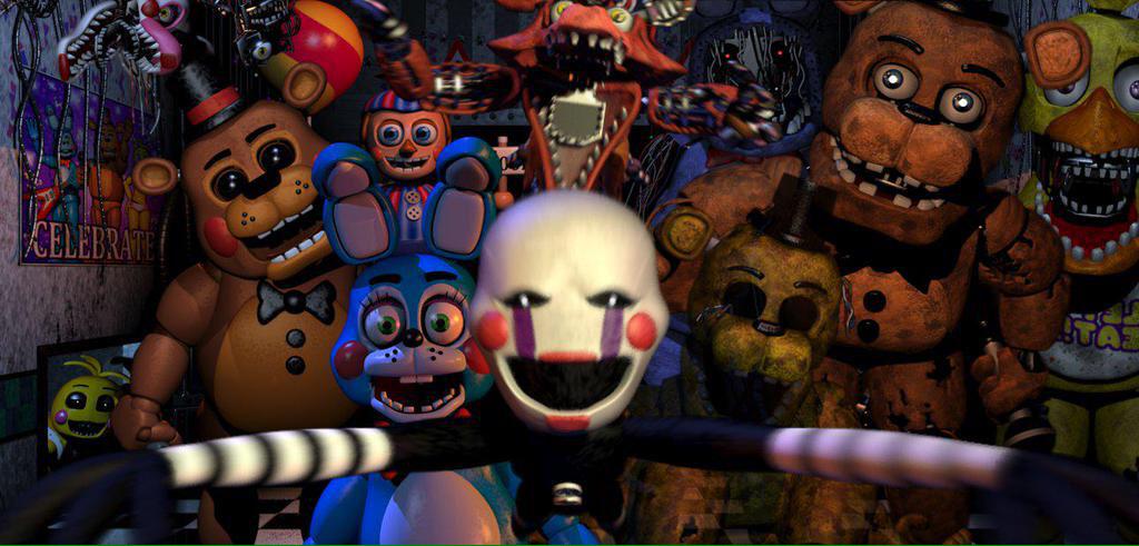 FNAFScott's tweet image. The hole family is all here