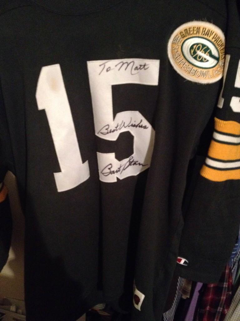 Happy birthday to Bart Starr. Can\t think of vs & w/out his name coming up. 