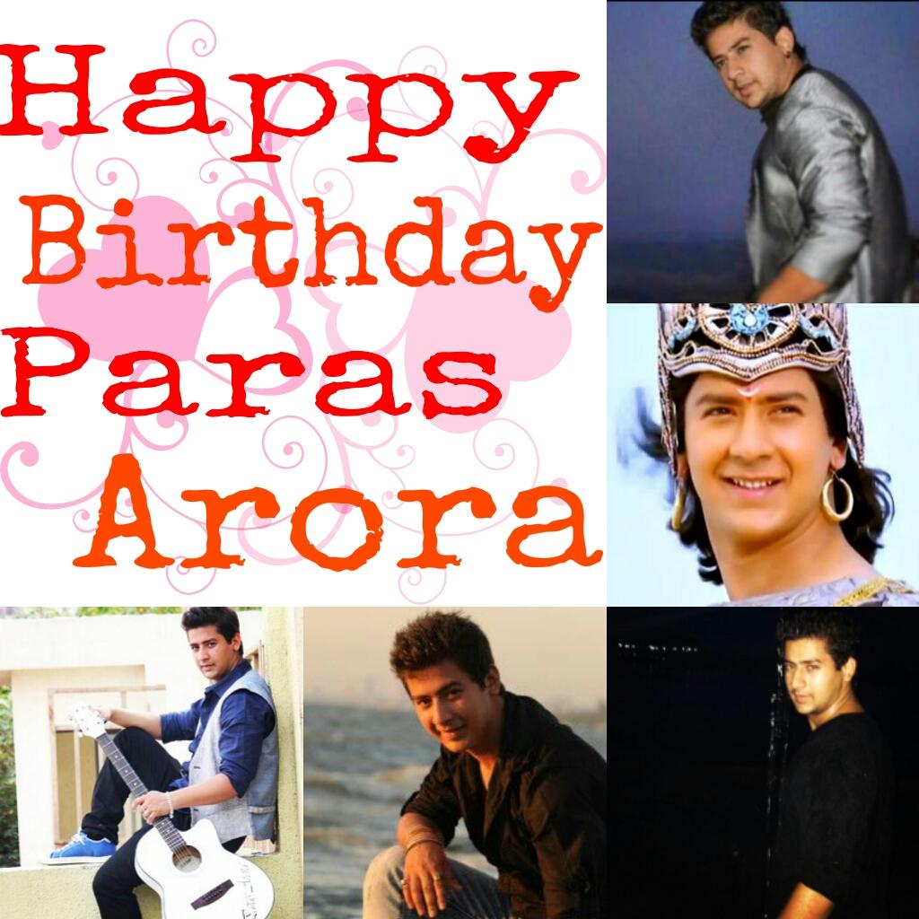  Happy Birthday Paras Arora ...
I love you paras arora... 