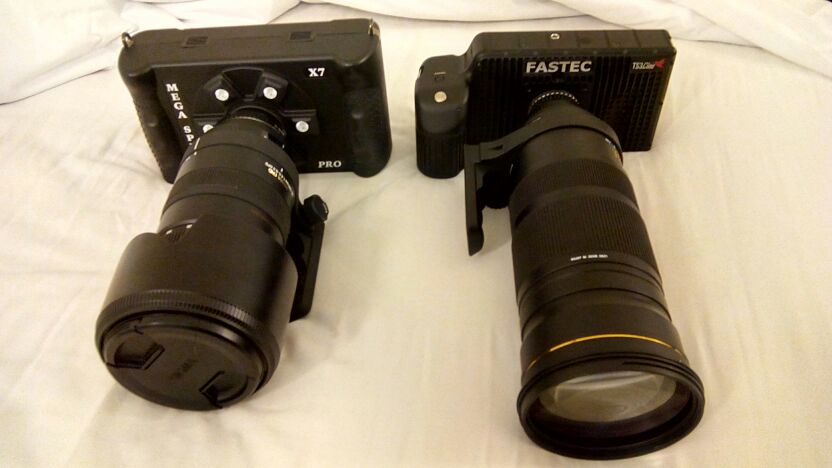 WowoHSV's tweet image. Kamera High Speed Video #MegaSpeed X7 Pro dgn lensa 50-500mm f/4.5dan #Fastec #TS3Cine dgn lensa 120-300mm f/2.8