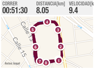 Maritosoliss's tweet photo. Estuve corriendo 8.05km con #PolarBeat. http://t.co/vZ1I7BZW25 http://t.co/tHSexx5KSM