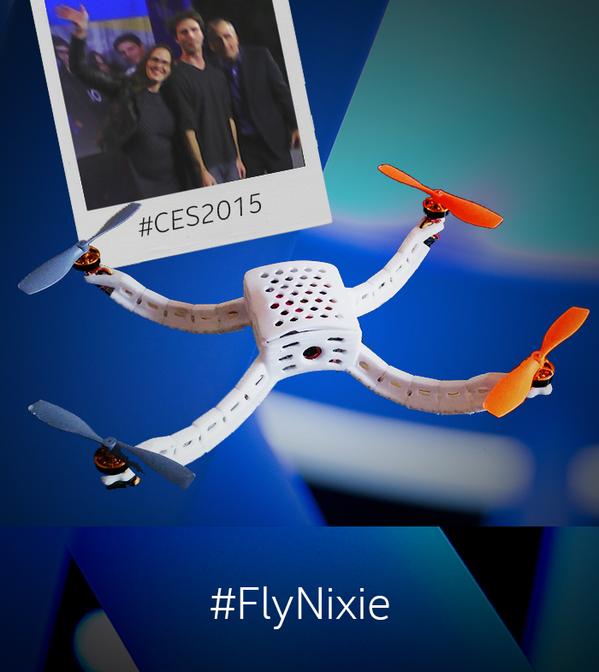 sgumer's tweet photo. The #Intel wearable challenge winner, @flynixie, demo'd at #CES2015. Awesome! http://t.co/jE7YkdFvZC #IntelFan http://t.co/drJPgY9OJm