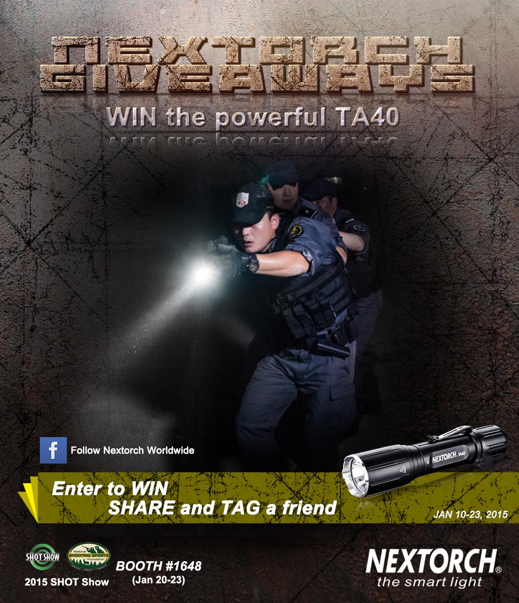 nextorchlight's tweet photo. ***NEXTROCH TA40 GIVEAWAYS***  Click to WIN!
https://t.co/S70hQmMXTp http://t.co/pZzRL9VuFY