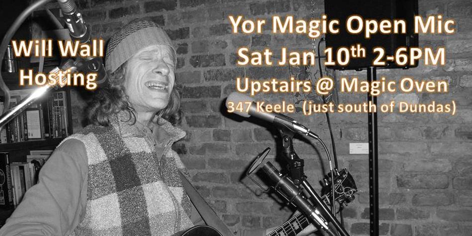 YormagicMic's tweet photo. 2nd Open Mic Sat 2-6 @magicovenkeele - Will Wall hosting - c u there! #JunctionTO #openmic http://t.co/6uGAj2x2kF