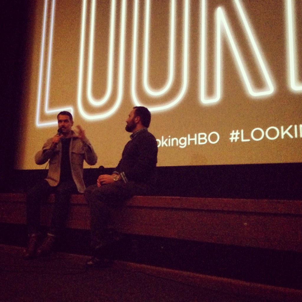 3DollarBillCine's tweet photo. Jason grills #MurrayBartlett following the #Seattle premiere of @LookingHBO Season Two. #LOOKING #LOOKINGSeattle http://t.co/VD8aKixXeB