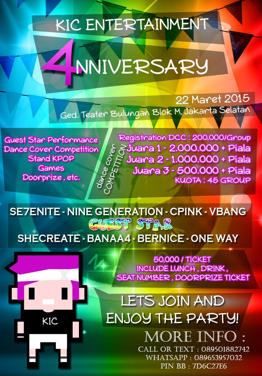 <a href="/A_BrownDC/">A-Brown</a> "4NNIV KICENT" |22 MARET 2015|BULUNGAN (Blok M)|Dance cover Comp-Stand Kpop-games-Doorprize|CEK FAV!^^