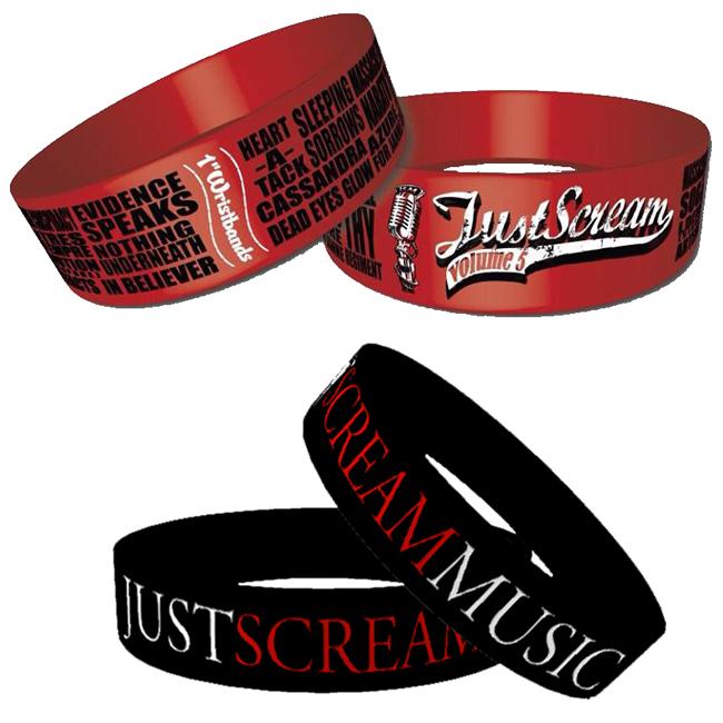 #JustScream5 presale tickets are on sale until 31st Dec! Get them now and get one of these wristbands free!
