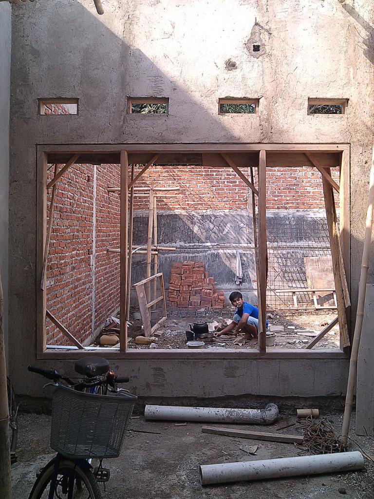 actual, design &amp; work progress. parlor-master bedroom, Palm Town House Bpk Adi Slerok Tegal, <a href="/infotegal/">infotegal</a> #pasarTGL