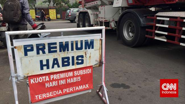 1 Januari, Pemerintah Berencana Cabut Subsidi Premium cnn.id/21036